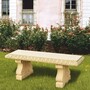 Casa Padrino Barock Gartenbank Beige 140 cm - Barock Garten M�bel - Made in Italy 