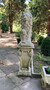 Casa Padrino Barock Garten Deko Skulptur L�we Wei� 28 x 45 x H. 72 cm - Prunkvolle Garten Deko Figur - Barock Garten & Terrassen Deko Accessoires