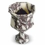 Casa Padrino Luxus Barock Marmor Vase Wei� H. 35,5 cm - Barock Deko Accessoires