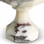 Casa Padrino Luxus Barock Marmor Vase Wei� H. 35,5 cm - Barock Deko Accessoires