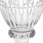 Casa Padrino Luxus Barock Deko Vase H. 45 cm - Runde Glasvase - Barockstil Blumenvase - Barock Deko Accessoires