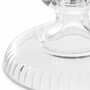 Casa Padrino Luxus Barock Deko Vase H. 45 cm - Runde Glasvase - Barockstil Blumenvase - Barock Deko Accessoires