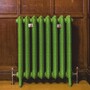 Casa Padrino Barock Gusseisen Heizk�rper Gr�n / Bronze 64 cm - Vintage Heizung