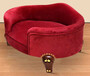 Casa Padrino Barock Hundebett Royal Boardeauxrot / Braun / Gold - Barock Hundem�bel - Barock Tierm�bel - Tierm�bel im Barockstil