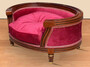 Casa Padrino Barock Hundebett Royal Boardeauxrot / Braun / Gold - Barock Hundem�bel - Barock Tierm�bel - M�bel im Barockstil