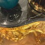 Casa Padrino Barock Konsole mit Marmorplatte Gold / Schwarz 150 cm - 1B Ware