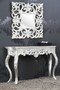Casa Padrino Barock Konsole Silber 85 cm - Barockstil Konsolentisch - Barock M�bel