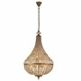 Casa Padrino Barock Kristall Kronleuchter Gold  58 x H. 135 cm - Barock Leuchten