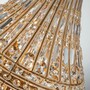 Casa Padrino Barock Kristall Kronleuchter Gold  58 x H. 135 cm - Barock Leuchten
