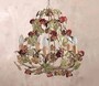 Casa Padrino Barock Kronleuchter  46 x H. 48 cm 5-flammig - Handgefertigte Leuchte aus Italien - Barock Leuchten 