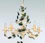 Casa Padrino Barock Kronleuchter  60 x H. 60 cm 5-flammig - Handgefertigte Leuchte aus Italien - Barock Leuchten 