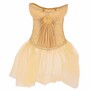 Casa Padrino Barock Lampenschirm in Damenkleid Form Gold H. 19 cm