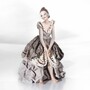 Casa Padrino Barock Porzellan Deko Puppe Dame Bunt H. 23 cm - Made in Italy 
