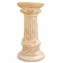 Casa Padrino Barock S�ule Beige H. 78 cm - Barock Garten Deko Accessoires 