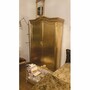 Casa Padrino Barock Schlafzimmer Schrank mit 2 T�ren Gold H. 220 cm - Barockstil Schlafzimmer M�bel