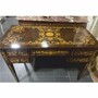 Casa Padrino Barock Sekret�r mit 5 Schubladen Dunkelbraun / Gold 110 cm - Barock B�ro M�bel