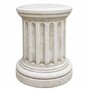 Casa Padrino Barock Sockel Wei�  47 x H. 58 cm - Garten & Terrassen Deko Accessoires - Made in Italy 