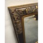Casa Padrino Barock Spiegel Schwarz / Antik Gold H. 94 cm - Barockstil M�bel