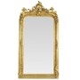 Casa Padrino Barock Spiegel Gold 85 x H. 160 cm - mit Engelsfiguren - Prunkvoller Wandspiegel im Barockstil - Antik Stil Garderoben Spiegel - Wohnzimmer Spiegel - Barock M�bel 