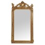 Casa Padrino Barock Spiegel Gold 85 x H. 160 cm - mit Kartusche und Engeln - Prunkvoller Wandspiegel im Barockstil - Antik Stil Garderoben Spiegel - Wohnzimmer Spiegel - Barock M�bel