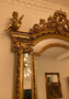 Casa Padrino Barock Spiegel Gold - Handgefertigter Antik Stil Wandspiegel mit dekorativen Engelsfiguren - Wohnzimmer Spiegel - Garderoben Spiegel - Prunkvolle Barock M�bel