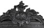 Casa Padrino Barock Spiegel Schwarz 90 x H. 160 cm - Wandspiegel Antik Stil M�bel