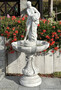 Casa Padrino Barock Springbrunnen Grau  73 x H. 155 cm 