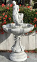 Casa Padrino Barock Springbrunnen Grau  73 x H. 137 cm