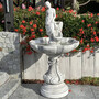 Casa Padrino Barock Springbrunnen Grau  73 x H. 137 cm