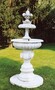 Casa Padrino Barock Springbrunnen Wei�  95 x H. 215 cm - Made in Italy