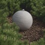 Casa Padrino Kugelbrunnen Grau  60 x H. 55 cm - Runder Springbrunnen - Garten & Terrassen Deko Accessoires