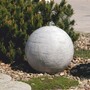 Casa Padrino Kugelbrunnen Grau  60 x H. 55 cm - Runder Springbrunnen - Garten & Terrassen Deko Accessoires