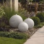 Casa Padrino Kugelbrunnen Grau  60 x H. 55 cm - Runder Springbrunnen - Garten & Terrassen Deko Accessoires
