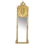 Casa Padrino Barock Standspiegel Gold 50 x H. 170 cm - mit Damen Relief - Handgefertigter Antik Stil Ganzk�rperspiegel - Garderoben Spiegel - Schlafzimmer Spiegel - Barock M�bel 