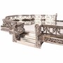 Casa Padrino Barock Tablett Silber 57 cm - Barockstil Gastronomie Accessoires