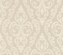 Casa Padrino Barock Textiltapete Creme / Beige 10,05 x 0,53 m - Hochwertige Wohnzimmer Tapete