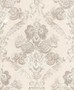 Casa Padrino Barock Textiltapete Creme / Grau 10,05 x 0,53 m - Wohnzimmer Deko Accessoires 