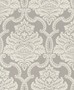 Casa Padrino Barock Textiltapete Creme / Grau 10,05 x 0,53 m - Barock Tapete - Deko Accessoires
