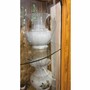 Casa Padrino Barock Vitrine Vogelaugenahorn / Gold / Messing H. 175 cm - 1B Ware