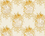 Casa Padrino Barock Vliestapete Beige / Gold - Barockstil Wohnzimmer Tapete mit elegantem Blumenmuster - Barock Deko Accessoires