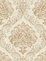 Casa Padrino Barock Vliestapete Creme / Gold Metallic
