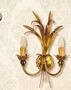 Casa Padrino Barock Wandleuchte Gold B. 33 x T. 47 cm 2-flammig - Handgefertigte Leuchte aus Italien - Barock Leuchten 