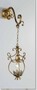 Casa Padrino Barock Wandleuchte T. 40 cm 1-flammig - Handgefertigte Leuchte aus Italien - Barock Leuchten 