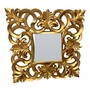 Casa Padrino Barock Wandspiegel Gold 80 x 80 cm - Prunkvoller durchbrochen gearbeiteter Spiegel 