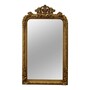 Casa Padrino Barock Wandspiegel Gold 90 x H. 158 cm - Prunkspiegel mit dekorativer Krone