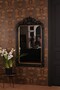 Casa Padrino Barock Wandspiegel Schwarz 90 x H. 158 cm - Prunkspiegel mit dekorativer Krone