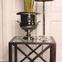 Casa Padrino Barock Weink�hler Silber H. 37 cm - Barock Champagnerk�hler