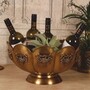 Casa Padrino Barock Messing Weink�hler Gold  41 cm - Barock Champagnerk�hler