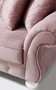 Casa Padrino Barock Sofa Rosa / Wei� 225 x 83 x H. 92 cm - Wohnzimmer Sofa im Barockstil - Barock M�bel