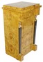 Casa Padrino Barock Wurzelholz S�ule mit T�r und Schublade Hellbraun / Schwarz / Gold 60 x 40 x H. 80 cm - Barock M�bel